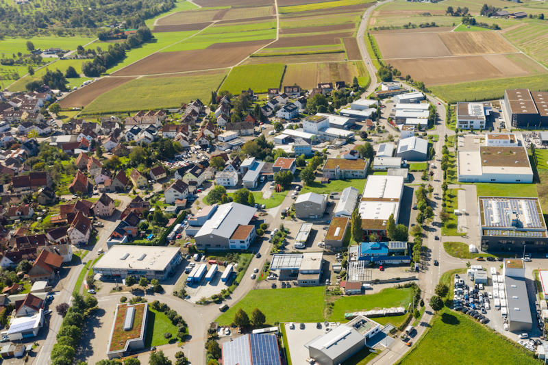 Drohnenaufnahme von Hertmannsweiler