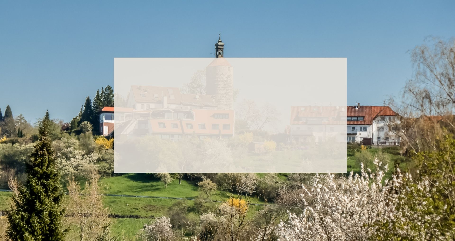 Ansicht des Bürger Turms von unten.