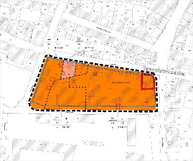 Bebauungsplans "Zwischen Schloß-, Ring-, Paulinenstr. und Lange Gasse"